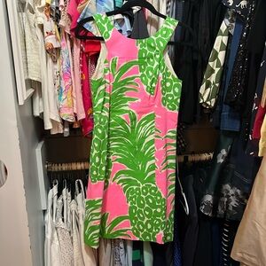 Pineapple shift dress